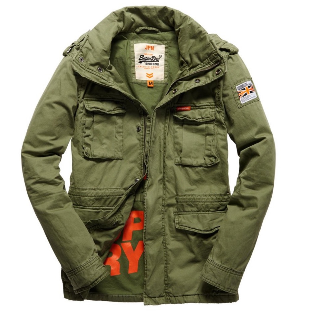 Superdry Rookie Military Jacket Rookie Military Jacket in Military green Size S